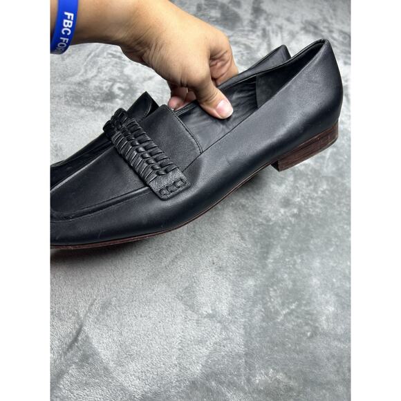 Veronica Beard Women’s Arlie Braided Loafer Black Shoes Size 12 Career Classic - Picture 7 of 9